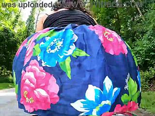 yo, check my butt plugged wife on a motorcycle flashing