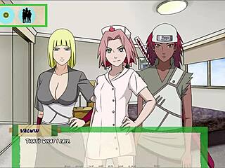 big boob kunoishi gets slammed in anime action