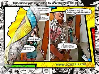 Vovó Sapeca and Netinha Blackmailed in Cristina Almeida Hentai Comic Volume 1