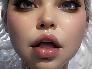 the art of face painting with 100 ai facials 😏