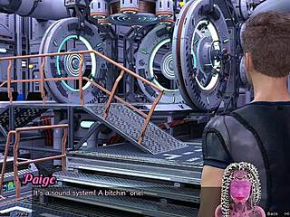 stranded in space, experimenting with a mad scientist's huge creation