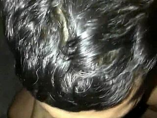 Daily blowjob diary: sucking follower's monster cock with choking and gagging at gloryhole