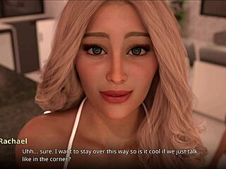 Racheal's fingering fun gets interrupted by milf