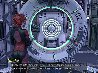 stranded in space, experimenting with a mad scientist's huge creation