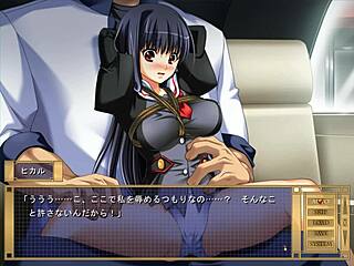 Hikaru gets exposed outdoors in this fucking scene