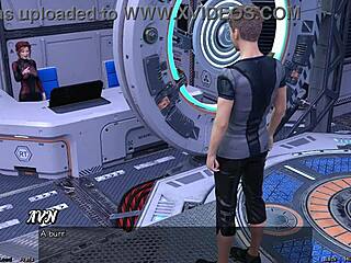 stranded in space, experimenting with a mad scientist's huge creation