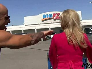 Busty MILF gives sloppy blowjob in first video