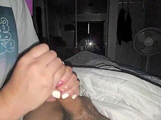 Give That Big Black Cock a Handjob! Monster Size Action!