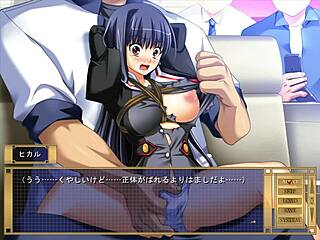 Hikaru gets exposed outdoors in this fucking scene