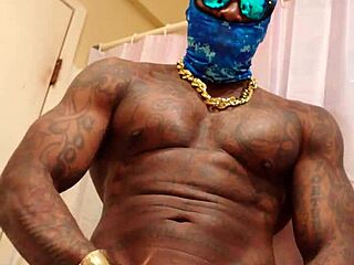 huge black hairy cock gets worshipped by eager daddy johnson fan