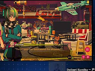 Want to see chainsaw girl Dohna Dohna in a stylish fight and blowjob scene?