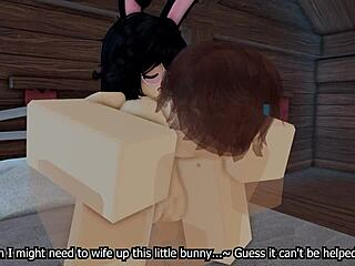 Hey, this bunny-girl got lost in rough missionary fun