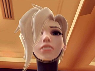 waifu sex simulator - mercy! what a wild pussy game to play!