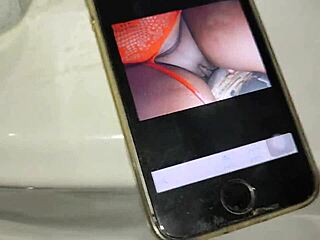 Gardener Discovers Boss's XVideos Page, Masturbates To Her Big Ass Videos In Bathroom