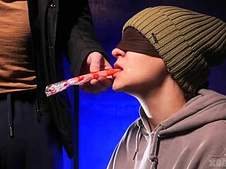 Stepbrother Uses Mouth for Deepthroat Cum