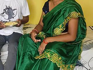 sister-in-law comes home and gets fed milk in cowgirl style.