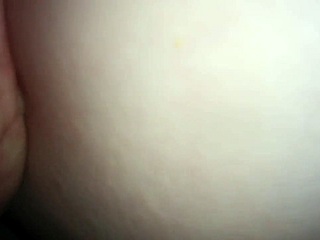 Wife takes intense anal fisting with beer play