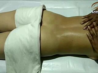 Close up of this amateur Indian woman giving a sensual massage