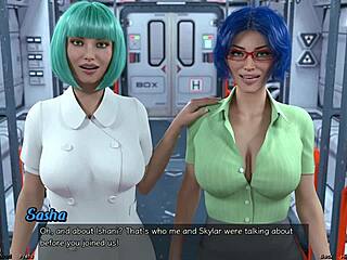 Stranded In Space With Hot Indian Milf