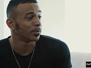 Hot gay first time with big black cock in squirting fuck