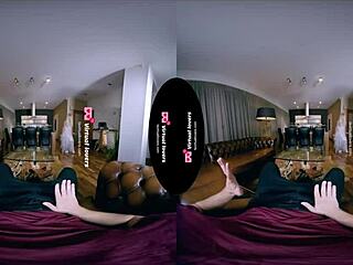 Emotional encounter fucking a shemale ghost in VR.