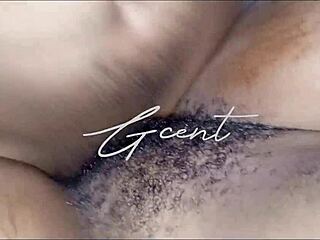 close up hairy pussy gets wet in missionary sex