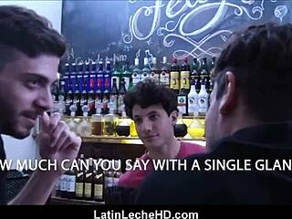 does this hot twink prove his age by fucking the bouncer bareback?