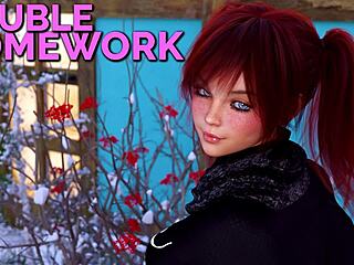 lets play double homework with hot redheads?