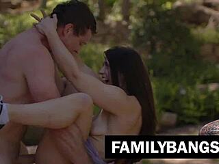 Familybangs Com - Relieving The Sexual Tension With Her Cousin In The Park Abbie Maley Pierce Paris