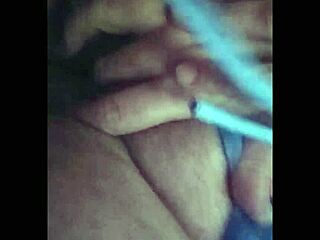 Enjoying my wife's big ass with a steamy blowjob