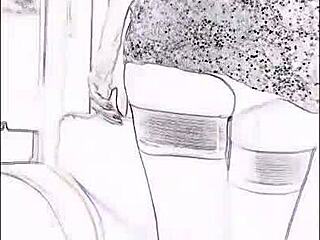 liz ashley gets her clothes ripped off for relief