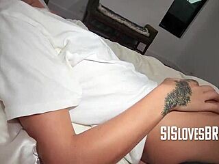 my stepsis chloe temple has a tight cunt for night sex