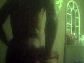 Sexy Ebony Babe Rides Monster Cock Hard In Cowgirl