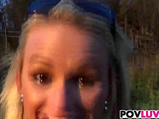 hiking teen 18+ emily austin gets drilled with monster cock in pov close-up fucking