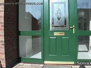 Cheating british milf lady sonia flaunts her massive naturals