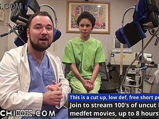 Wow! Freshman Sandra Chappelle gets wild Hitachi orgasms from nurses at college!