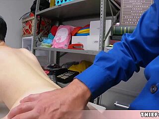 Short-Haired Geeky Teen 18+ Caught and Pussy Punished