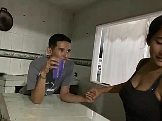 Waking My Cute Black Girlfriend With a Naughty Surprise