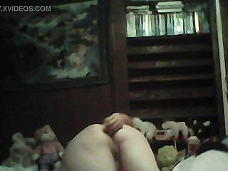 Solo deep insertion with dildo and toys for orgasm on September 17, 2016