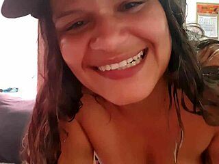 Hey, wanna see a real cumshot with Paty Bumbum and Bruno?