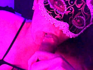 Redhead Housewife In Net Outfit Sucks Big Cock Deepthroat