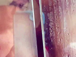 Lady Raex Bent Over In Rough Shower