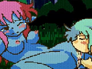 fairies battle with fingering and licking in fairyfighting anime