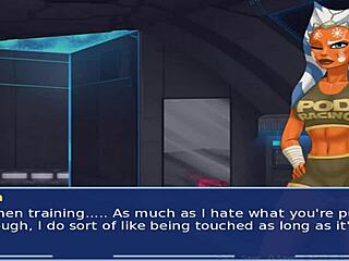 star wars cosplay bang with alien girls in costumes