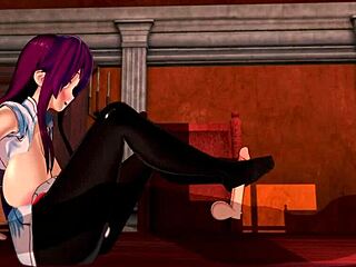 3D hentai featuring a big ass and huge tits in wild sex action. Squirting and creampie finish the fantasy scene.