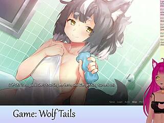 Vtuber Lewdneko Plays Wolf Tails Hentai