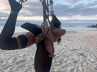 Shibari Ao Por Do Sol Com A Linda Lari!