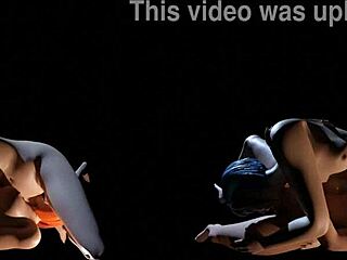 Hairless teen licks pussy in 69 position