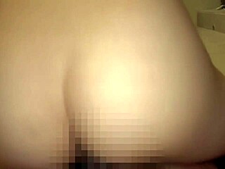 G-cup girls bar employee enjoys raw sex in bath, nipple licking, blowjob, cowgirl with shaved pussy, intense thrusting.