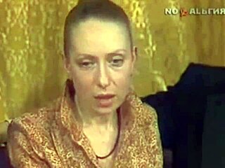 Crazy Russian Milf Reads Classic Poems by Alexander Pushkin with Her Legs Spread Wide and Her Big Natural Tits Exposed English Subtitles Are Included